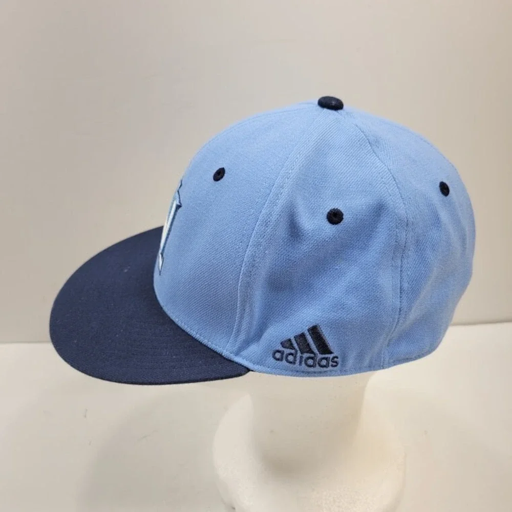 Adidas National League Baseball Cap Hat Adult Embroidered Logo Fitted Blue